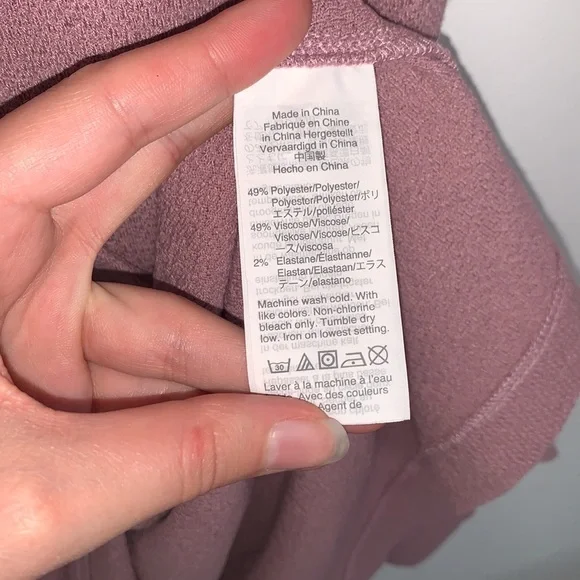 Madewell | Cross Front Lavender button Wrap Dress Size Small - Picture 9 of 10